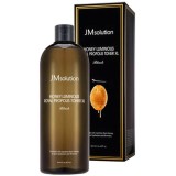 Тонер для лица с экстрактом прополиса JMsolution Honey Luminous Royal Propolis Black Toner XL 600 мл